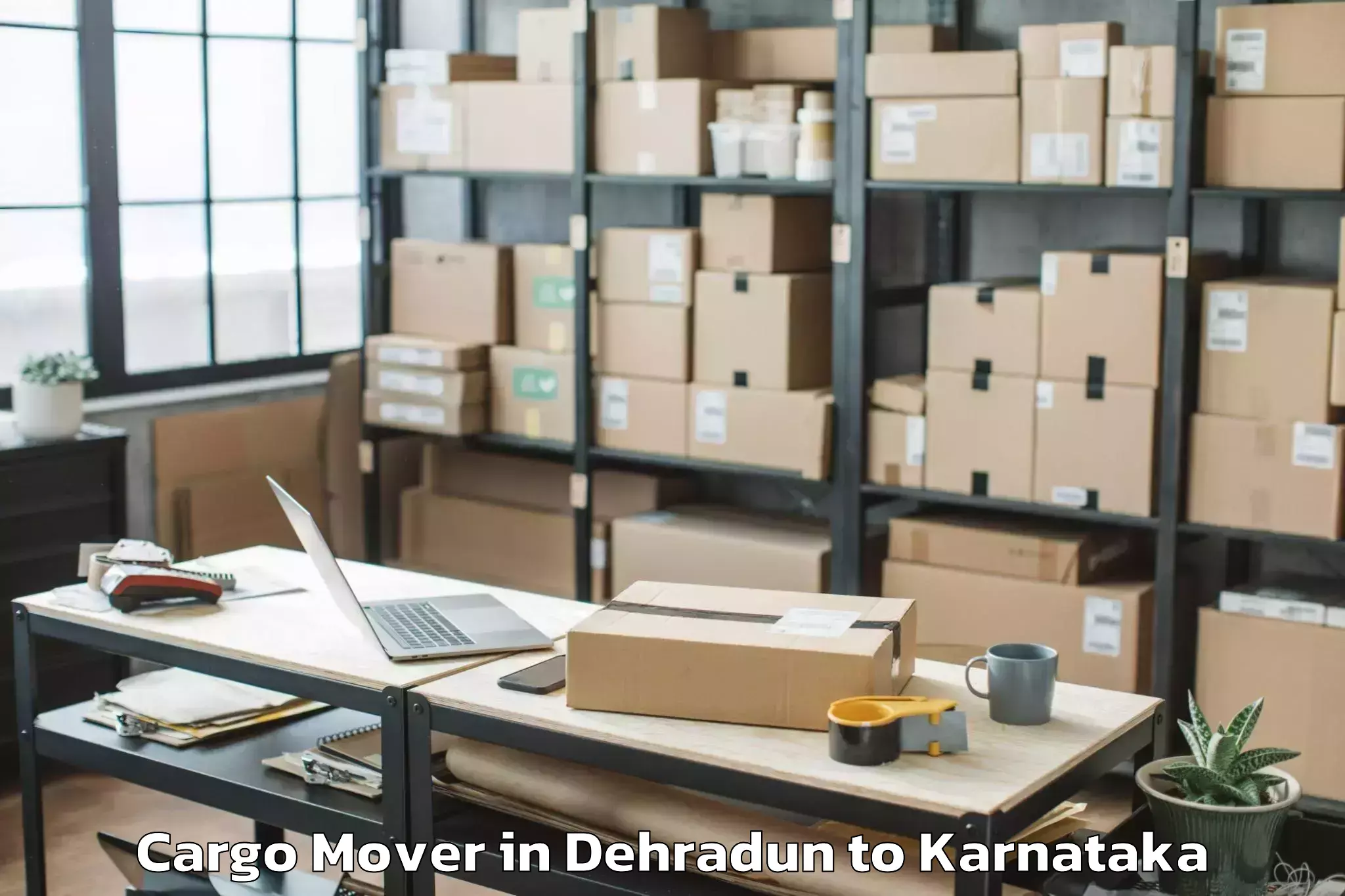 Book Dehradun to Ponnampet Cargo Mover Online